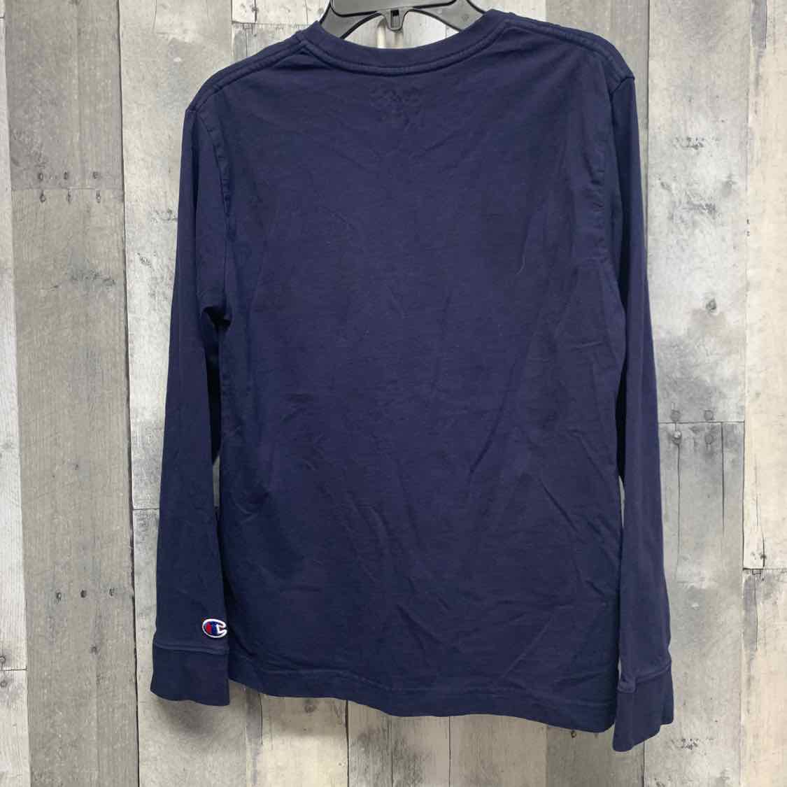 Size Large Navy Champion Long Sleeve Shirt