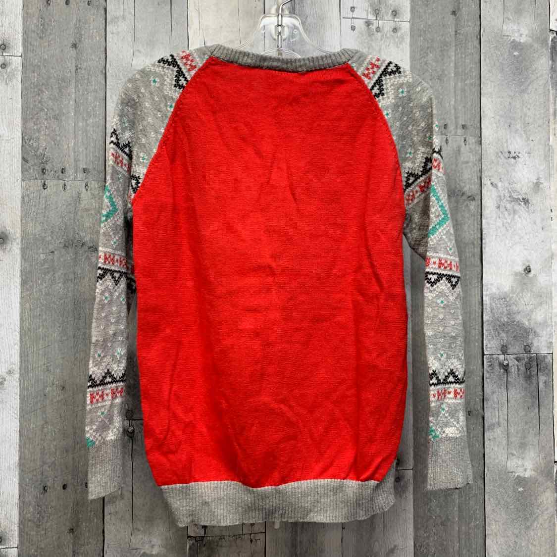 Size 10/12 Red/Gray Holiday Brands Sweater