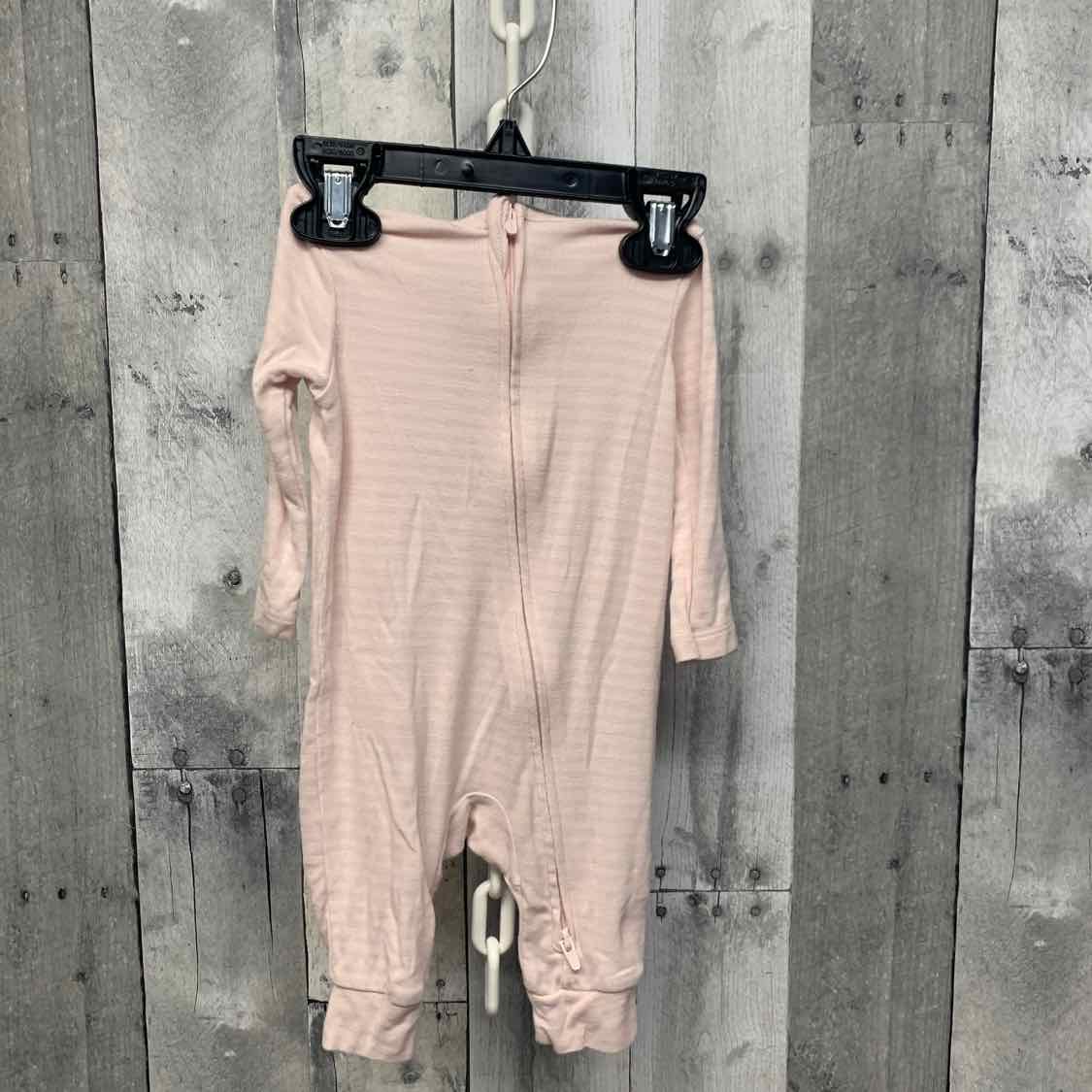 Size 0-3 Months Pink Cloud Island Footy PJs