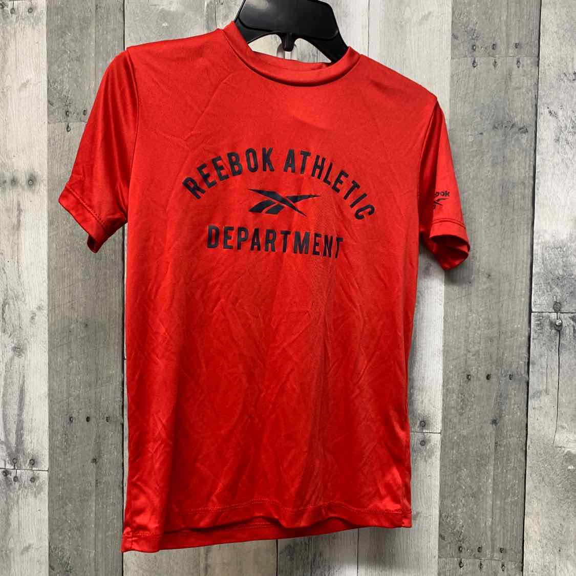 Size 7 Red Reebok T Shirt - OodlesCB