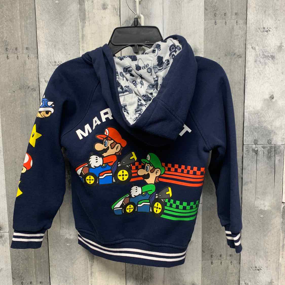Size 6/7 Navy/Red MarioKart Light Jacket