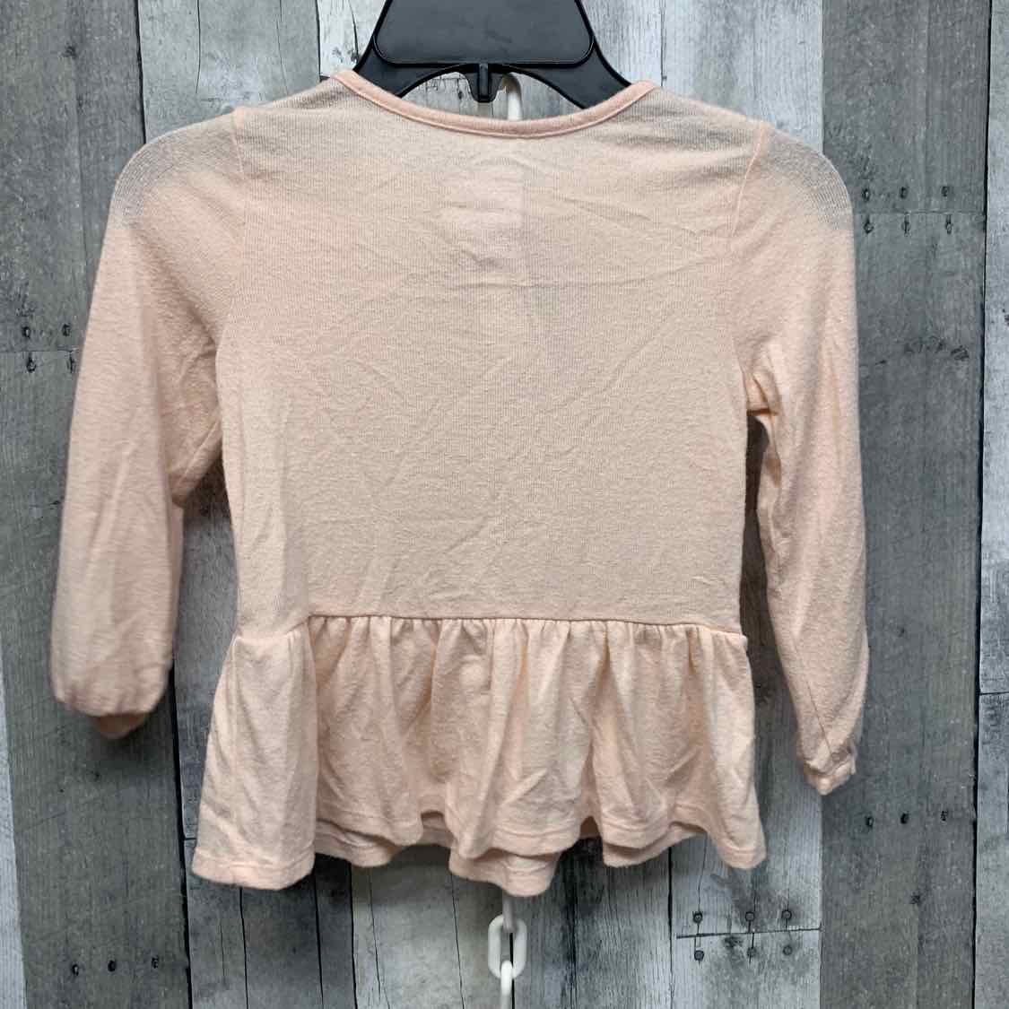 Size 4T Pink/Red Cat & Jack Long Sleeve Shirt