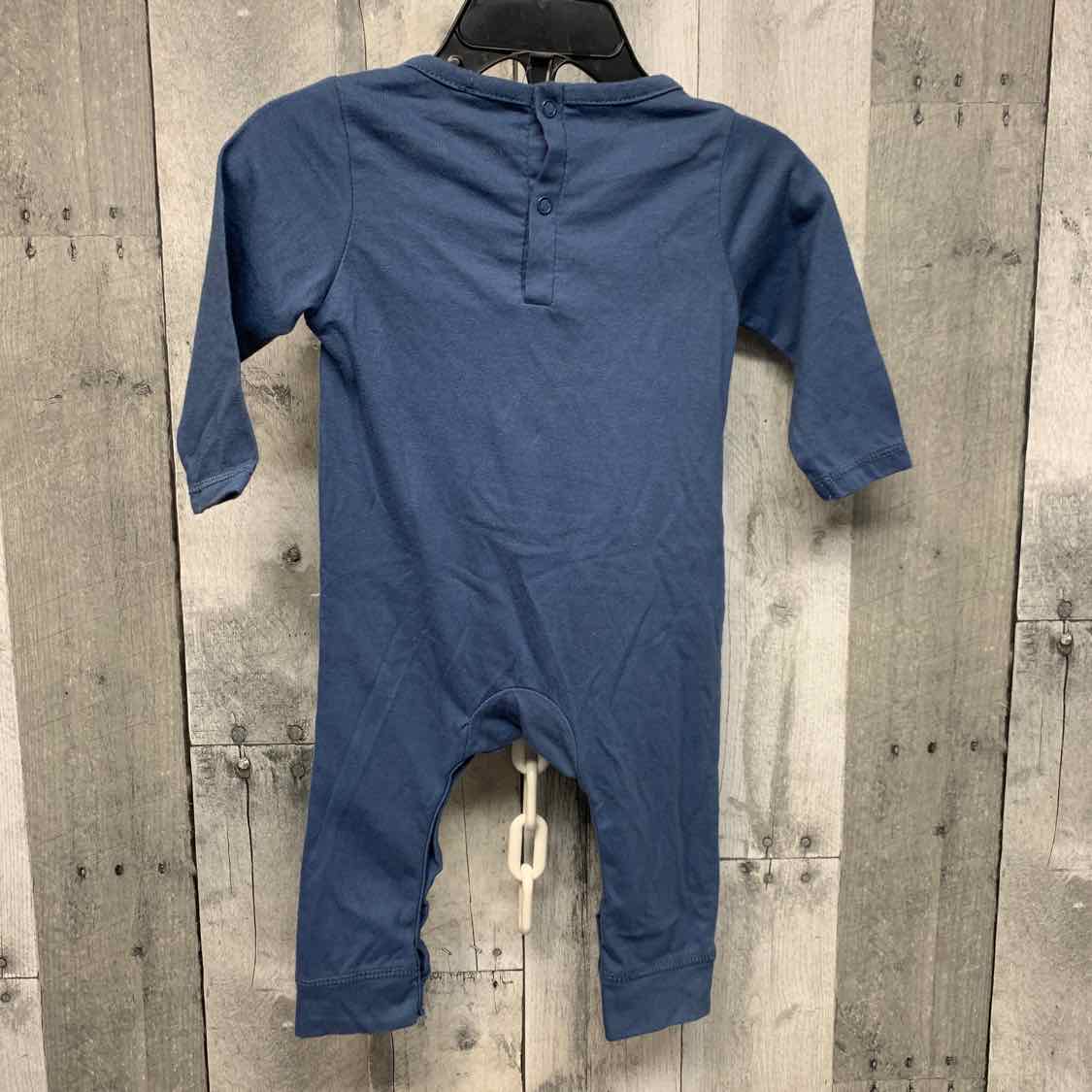 Size 0-3 Months Blue Free Planet Romper