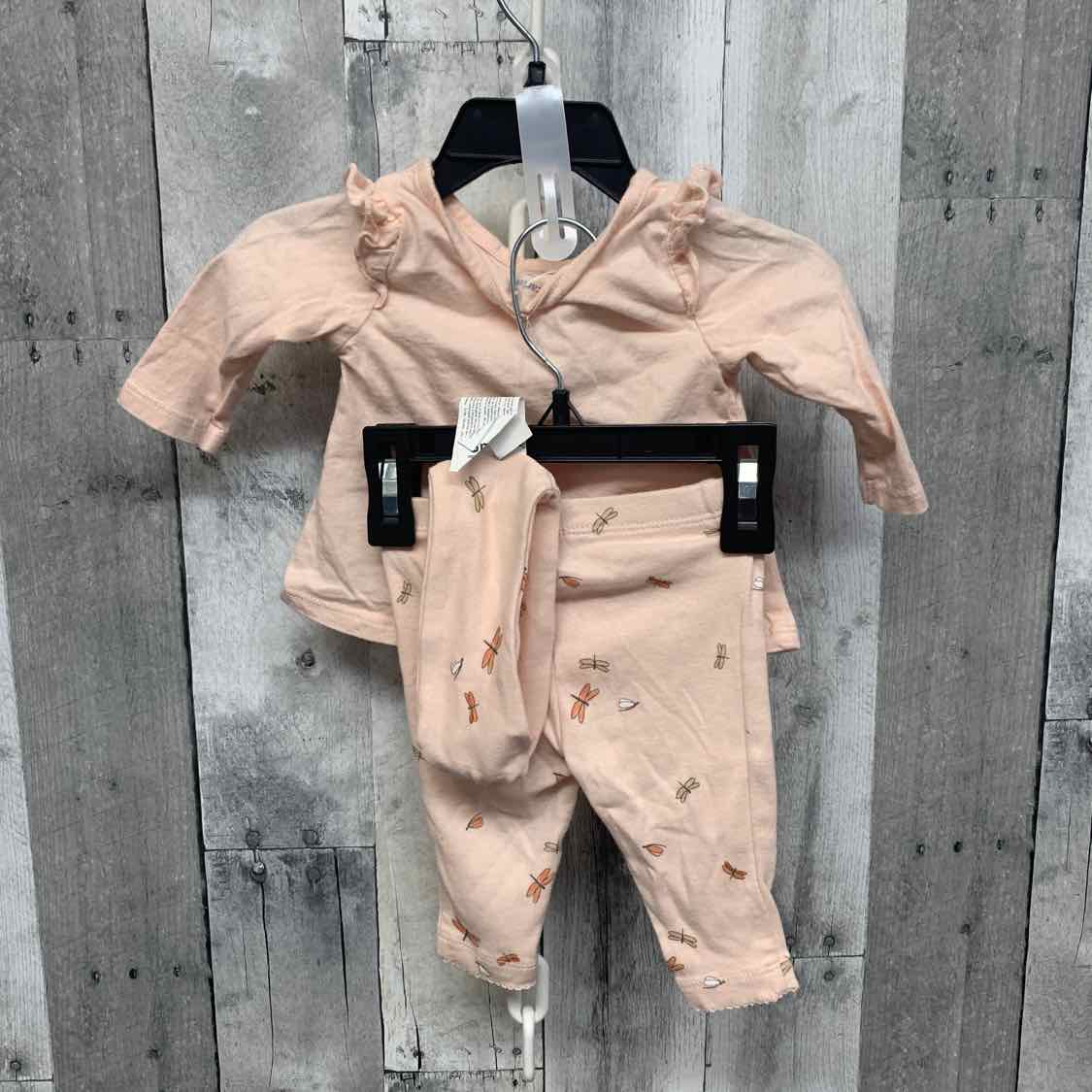 Size 3 Months Pink Carter's Shirt/Pants