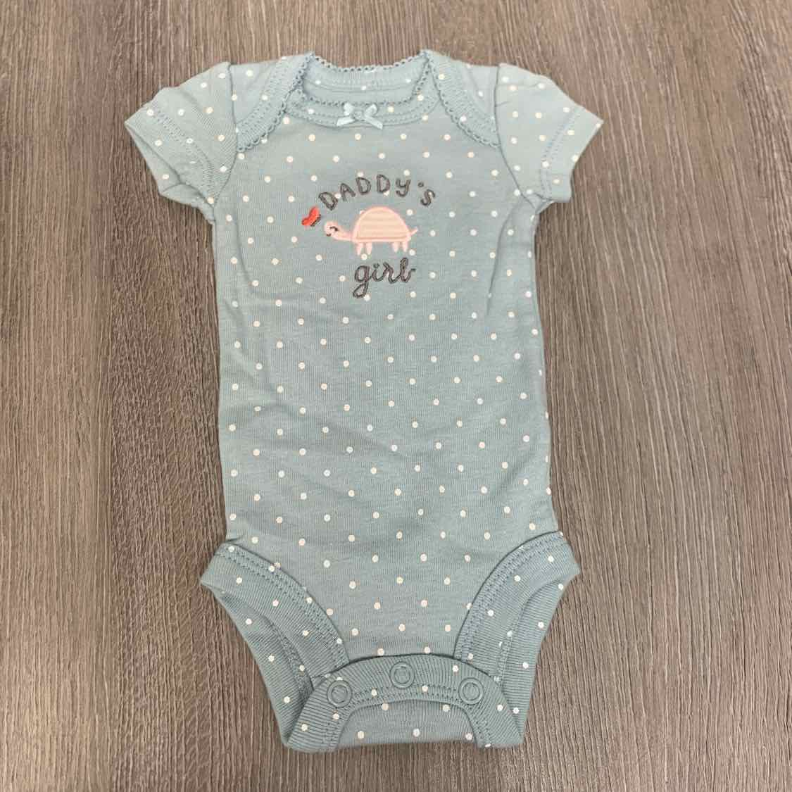 Size Preemie Blue Carter's Bodysuit