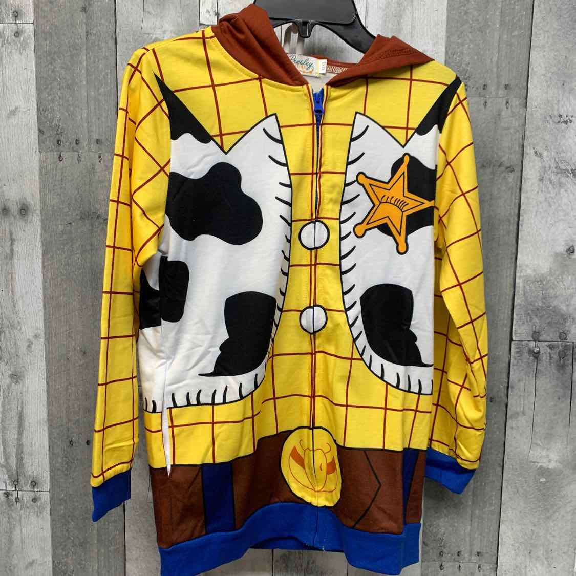 Size 10/12 Yellow/Blue Presley Couture Light Jacket