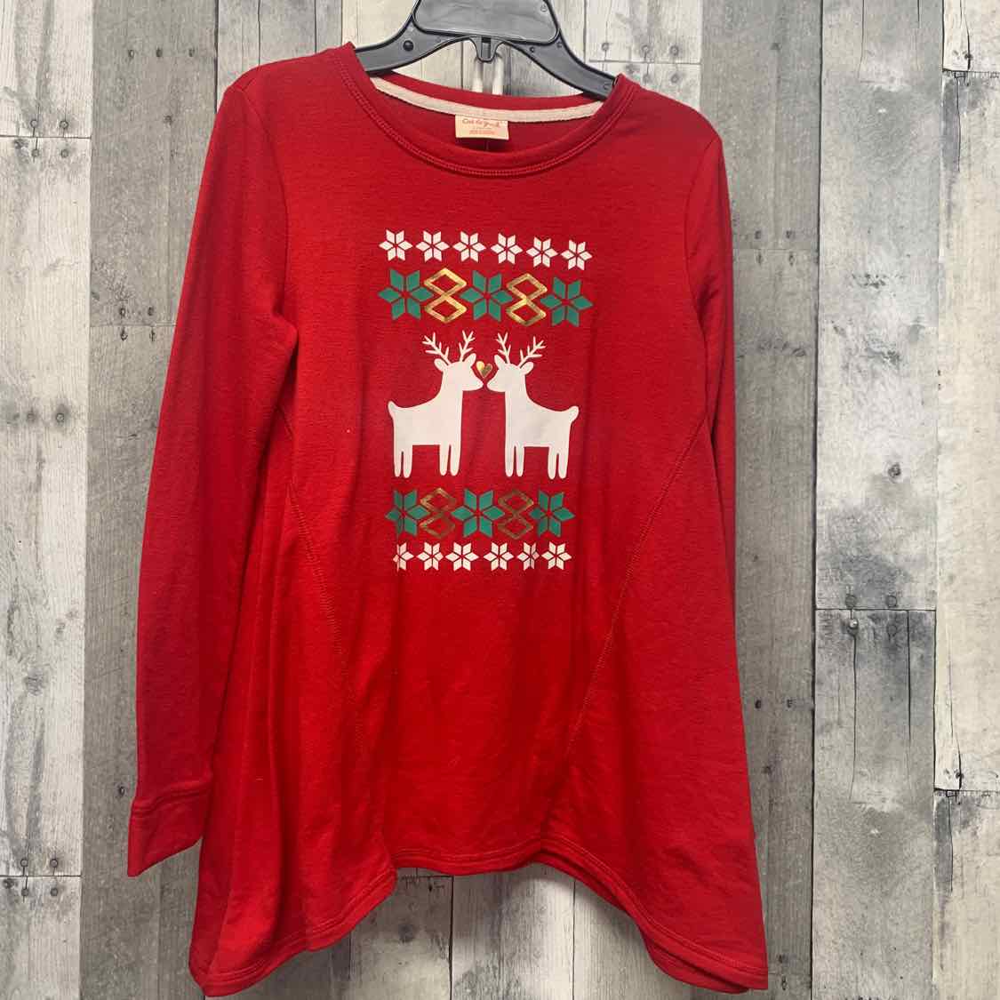 Size 10/12 Red Graphic Cat & Jack Long Sleeve Shirt