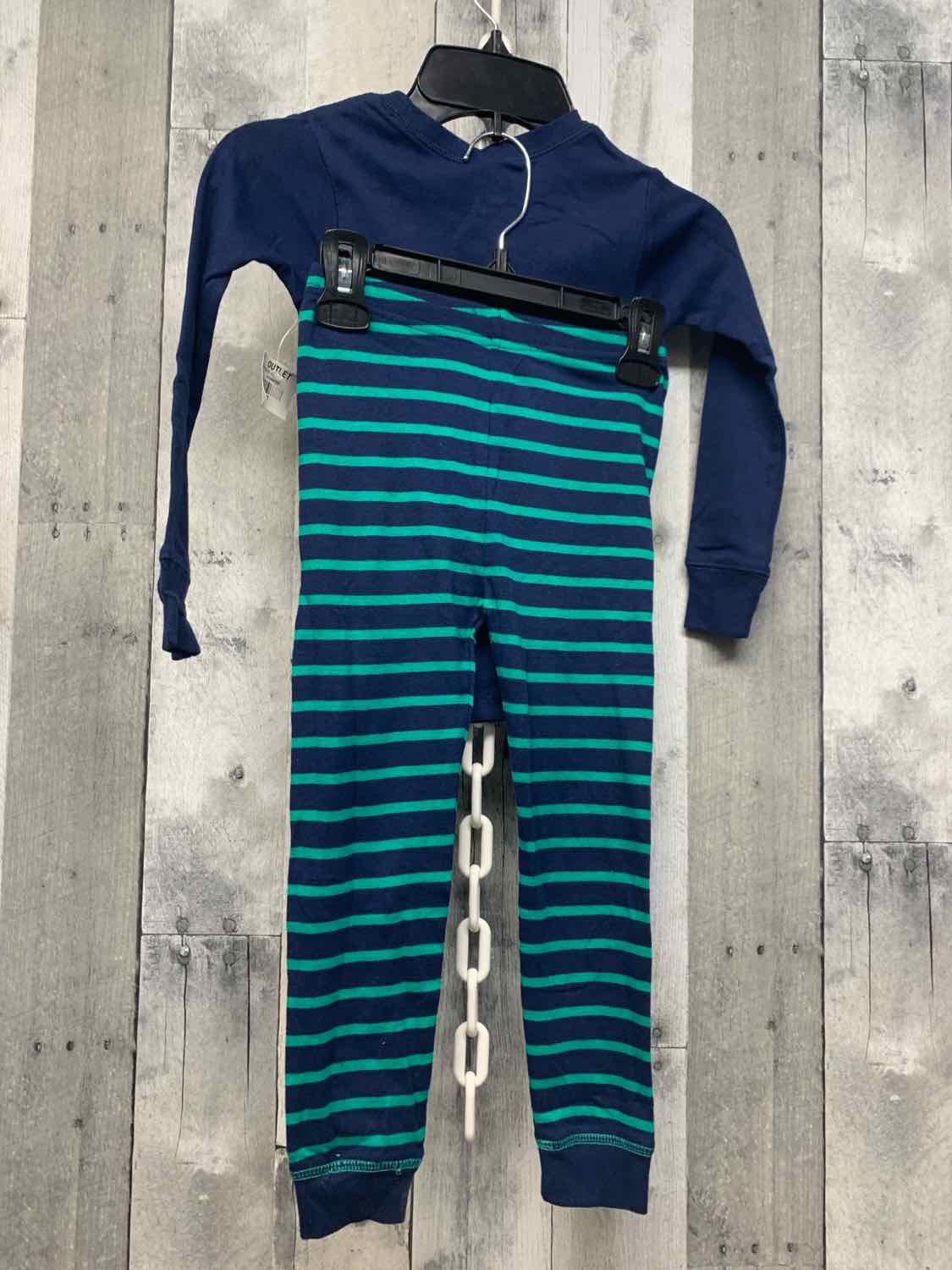 Size 4T Navy Just One You 2pc PJs