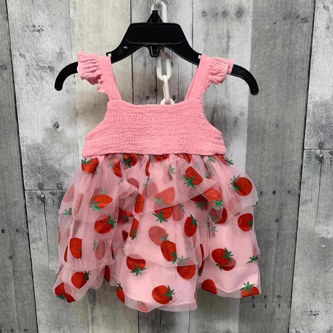 Size 3-6 Months Pink Print B Brand Dress