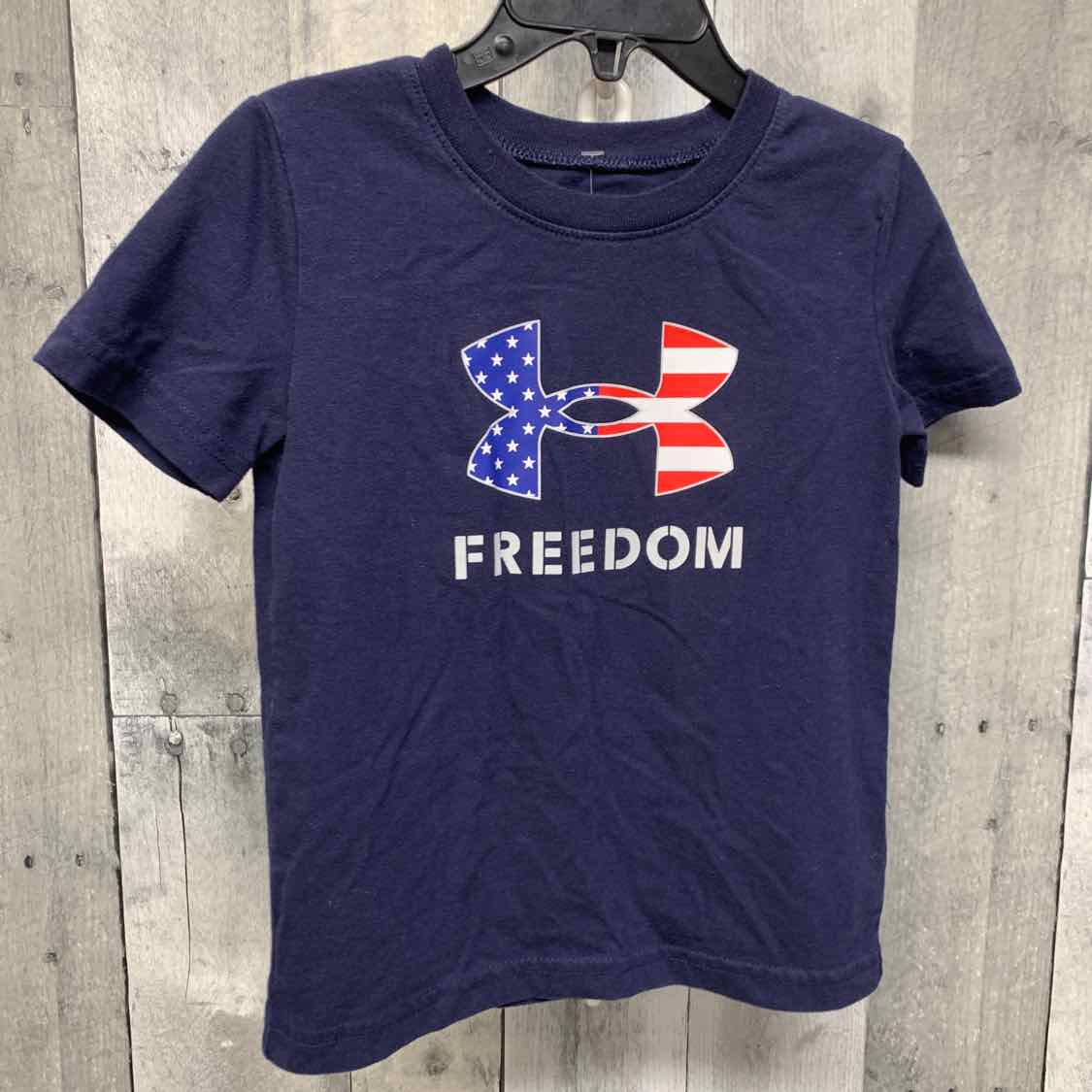 Size 3T Navy Graphic Sport Brand T Shirt