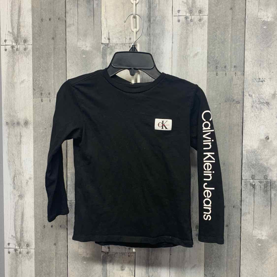 Size 6 Black Calvin Klein Long Sleeve Shirt