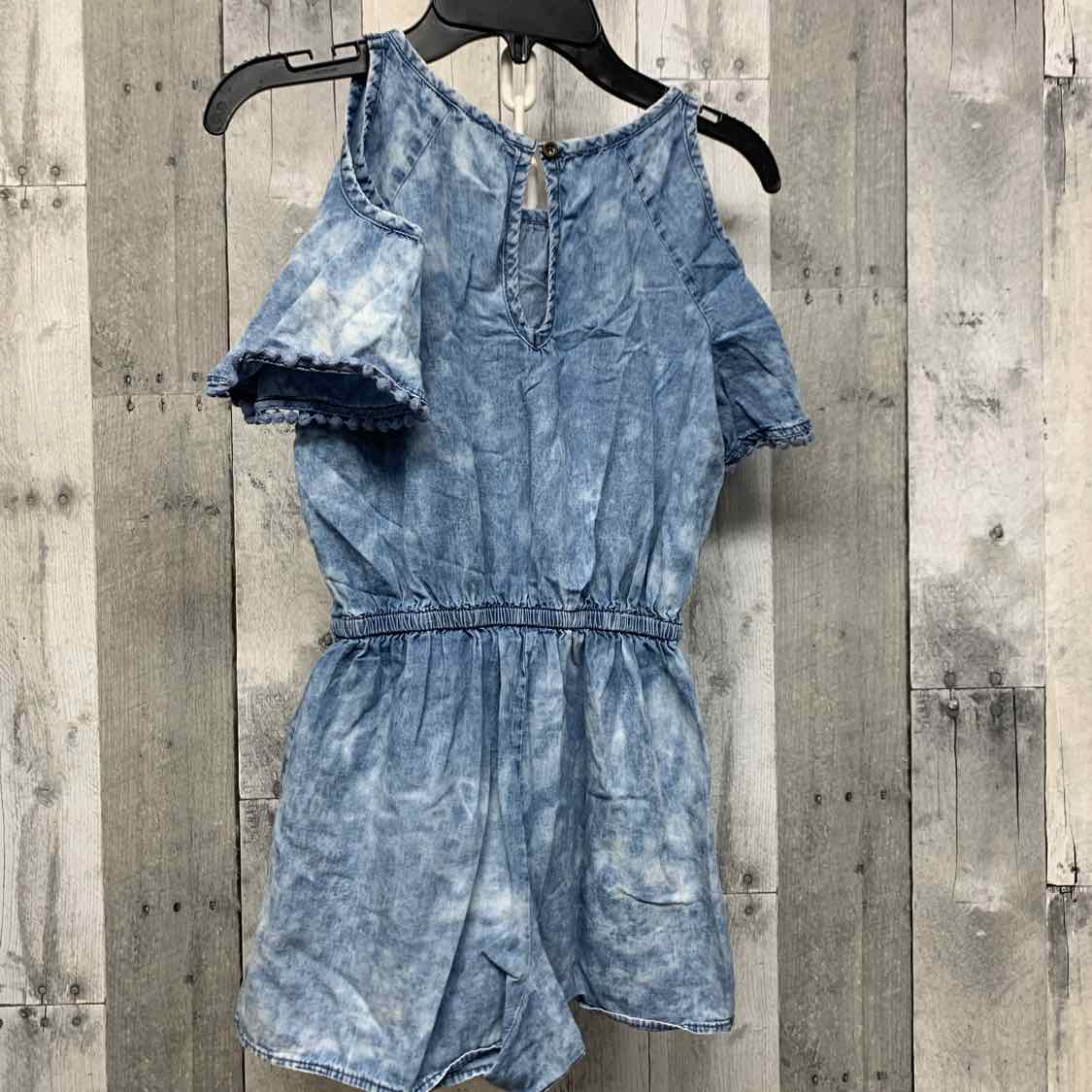 Size 10 Denim Justice Romper - OodlesCB