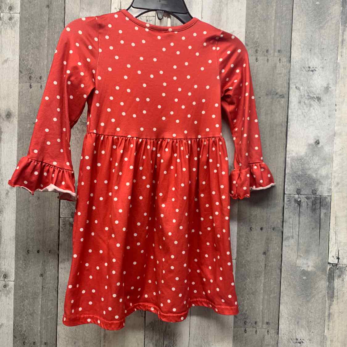 Size 4/5 Red Boutique Brand LS Dress