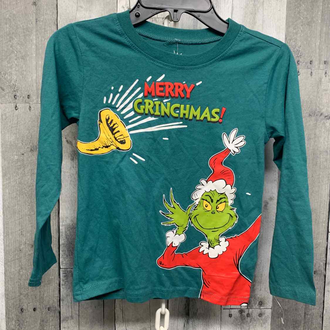 Size 5T Green/Red Dr Seuss Long Sleeve Shirt