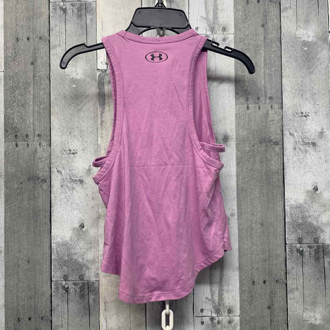 Size XSmall Purple Graphic Sport Brand Tank Top - OodlesCB