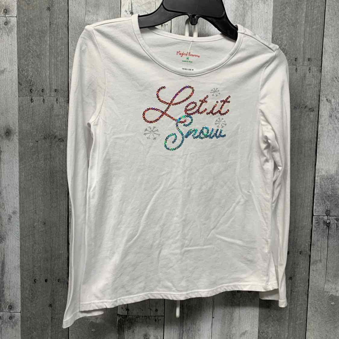 Size Medium White B Brand Long Sleeve Shirt
