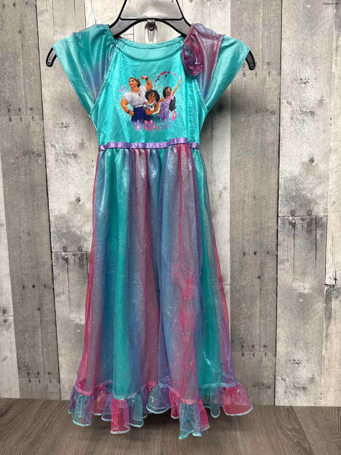 Size 5 Teal/Purple Disney Nightgown