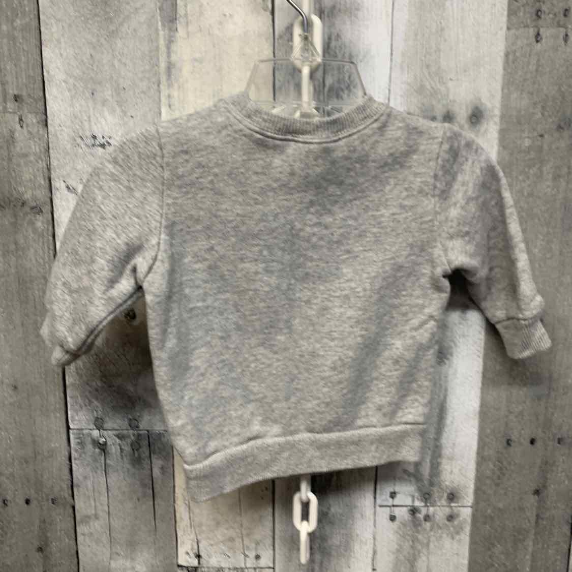 Size 6 Months Gray Graphic Carter's Sweater - Outer