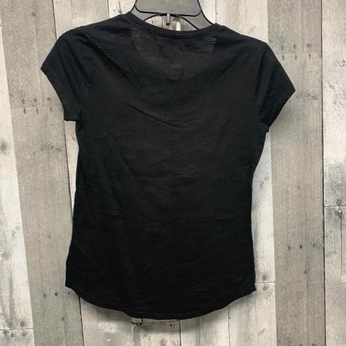 Size 10 Black Graphic Justice T Shirt
