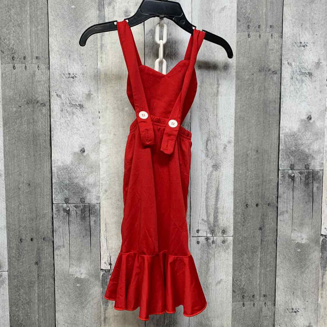 Size 3-6 Months Red Shein Overalls