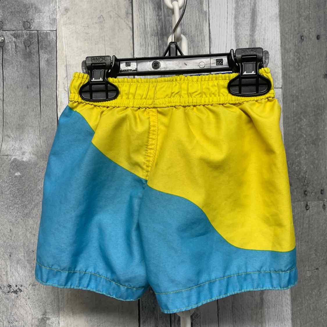 Size 12 Months Blue/Yellow Nickelodeon Swim Trunks