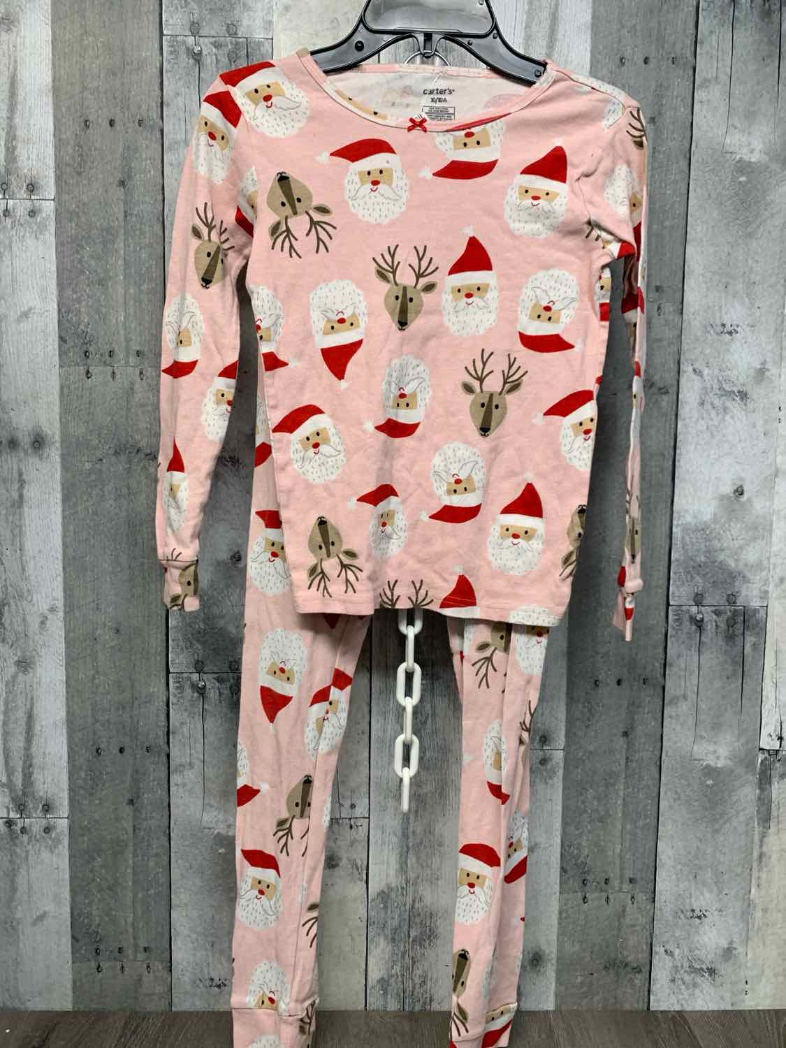 Size 10 Pink/Red Carter's 2pc PJs