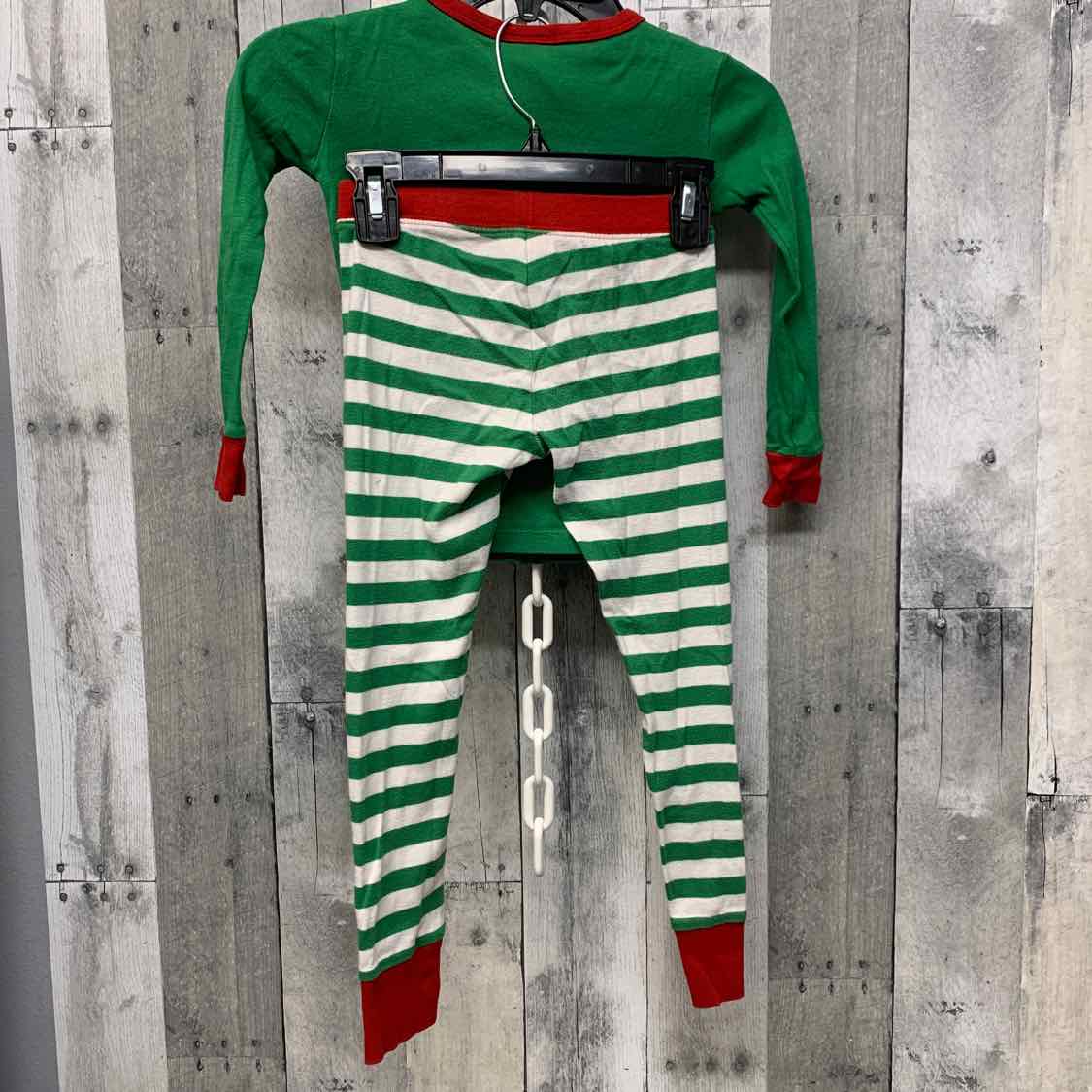 Size 4T Green/Red Holiday Brands 2pc PJs