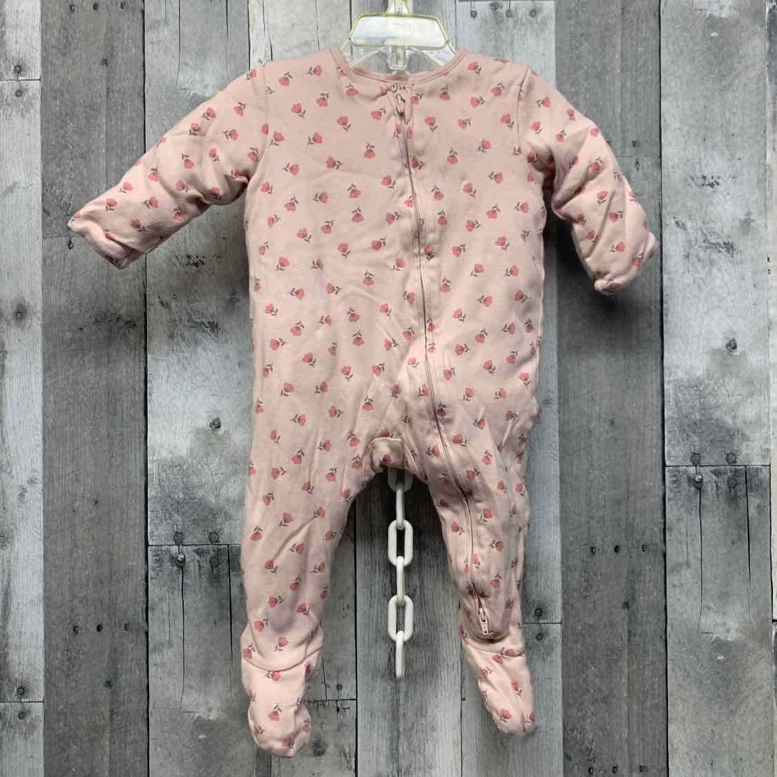 Size 6-9 Months Pink Print B Brand Snow Suit