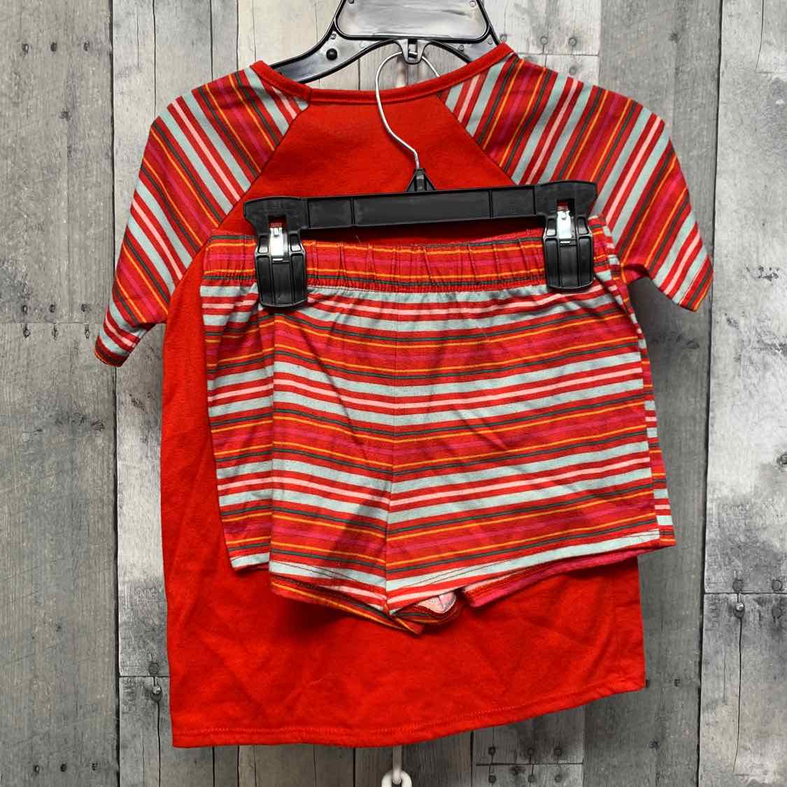 Size 7/8 Red Graphic Cat & Jack 2pc PJs