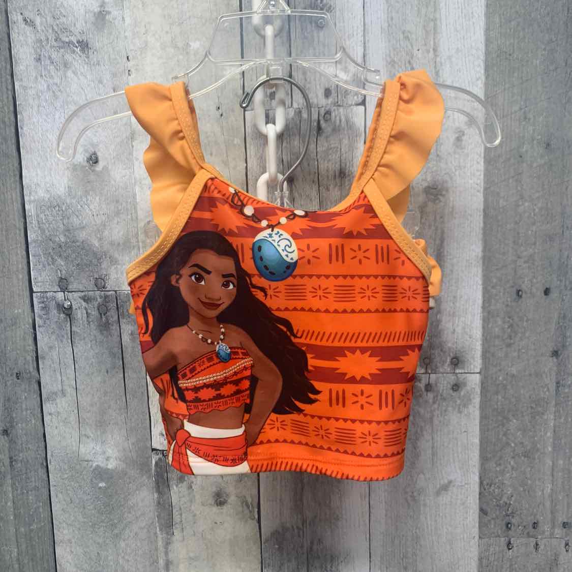 Size 18 Months Orange Graphic Disney Swim Suit - 2pc+