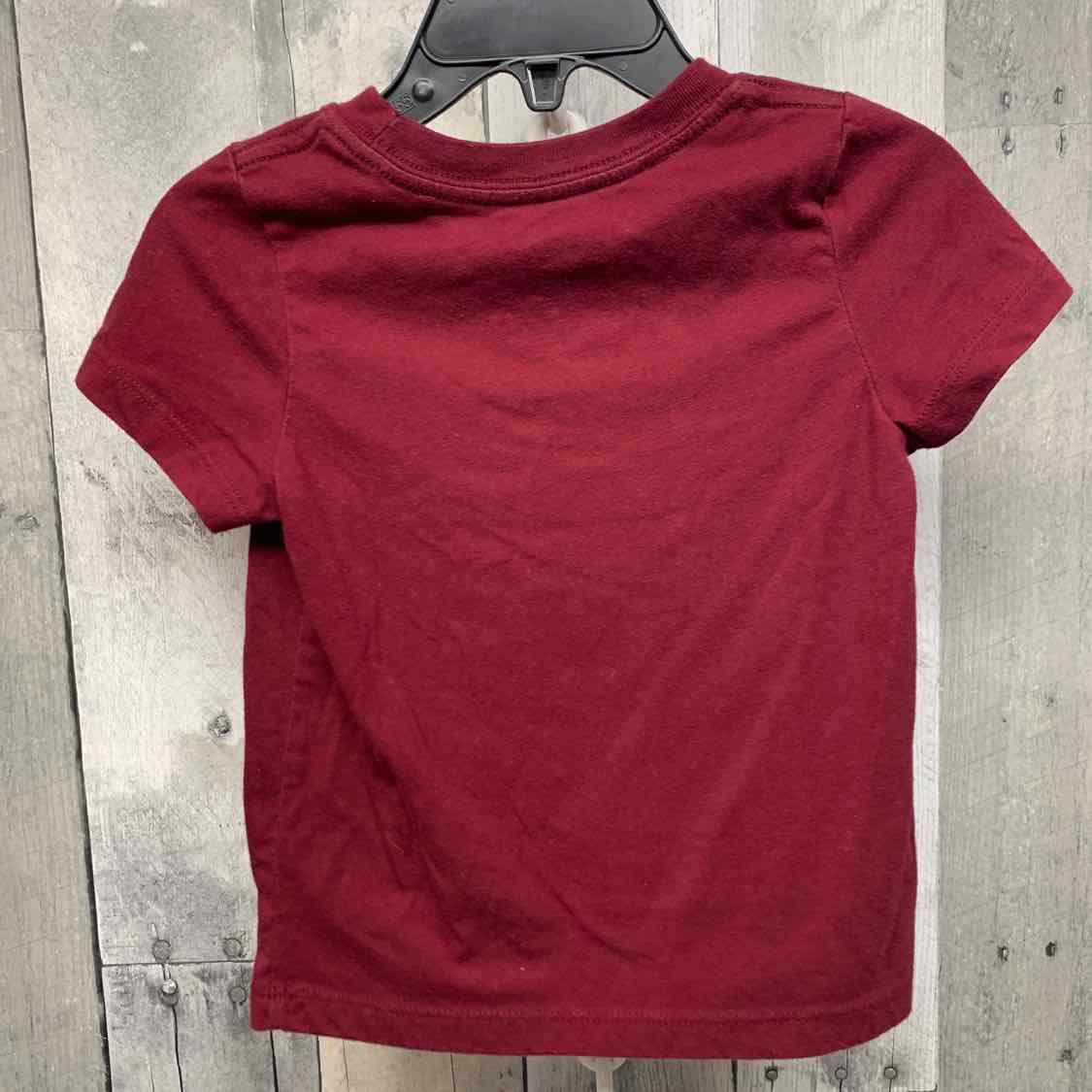 Size 18 Months Burgundy Cat & Jack T Shirt