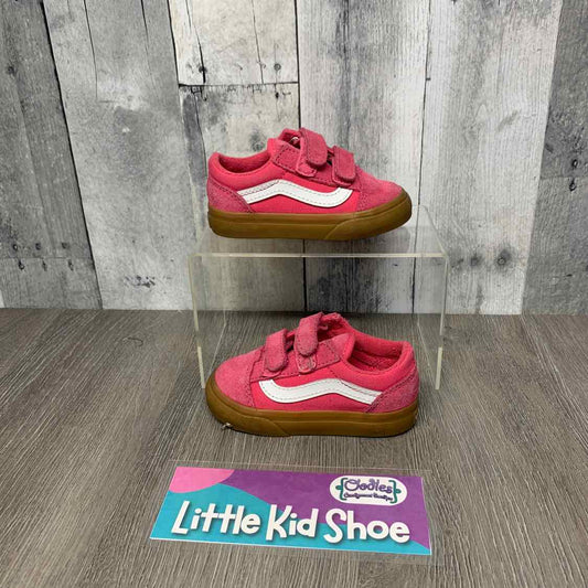 Size 6 Pink/White Vans Sneakers