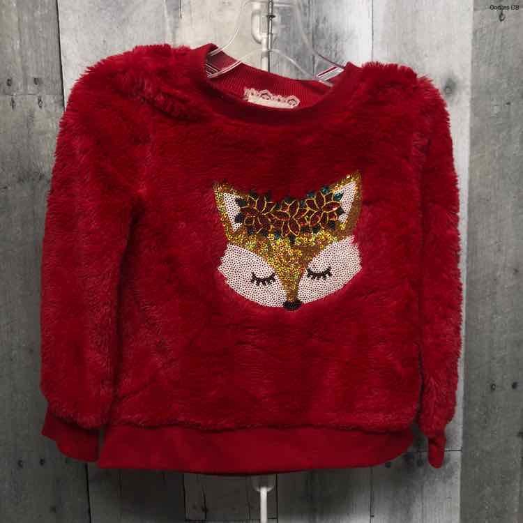 Size 3T Red/Gold Btween Long Sleeve Shirt