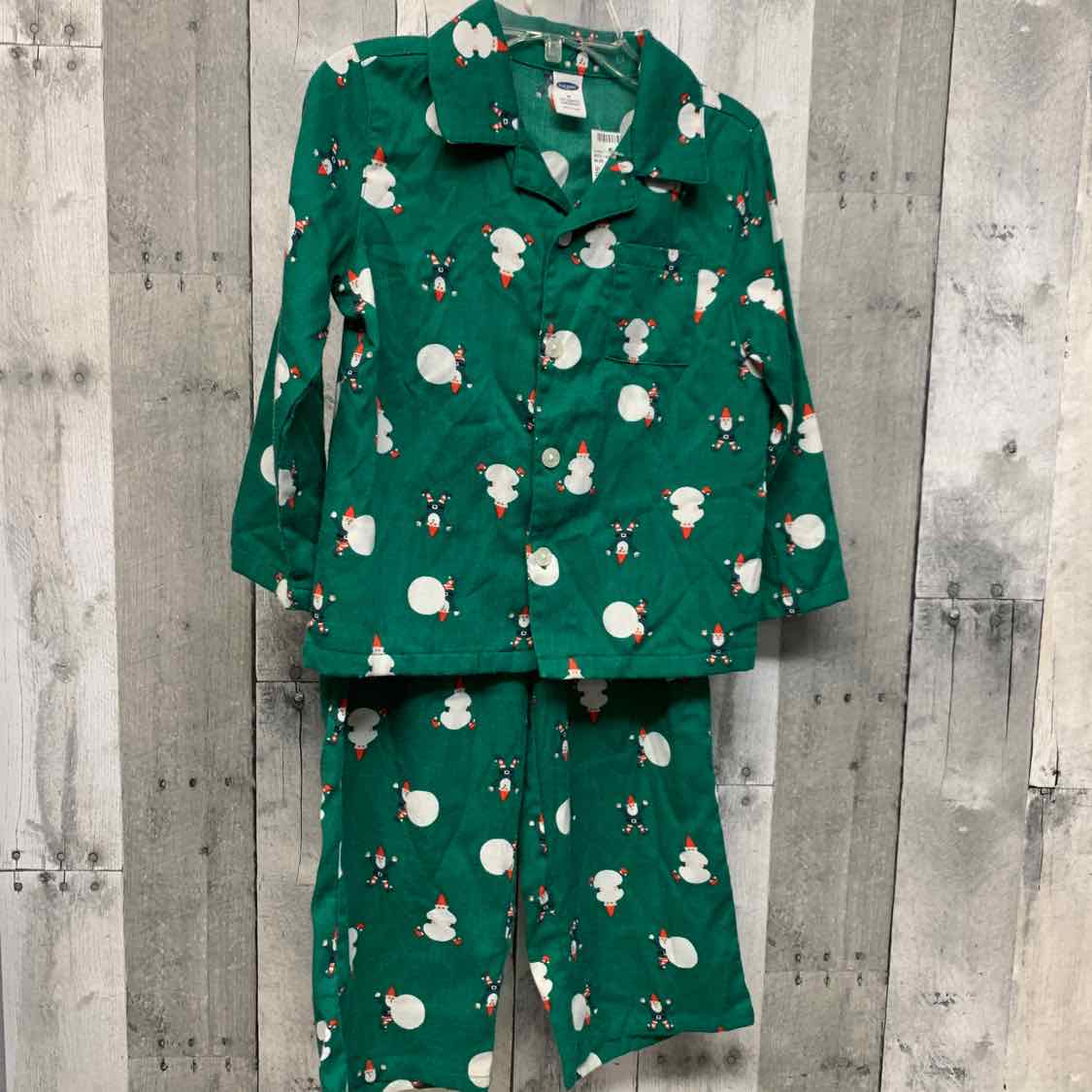 Size 3T Green Old Navy 2pc PJs