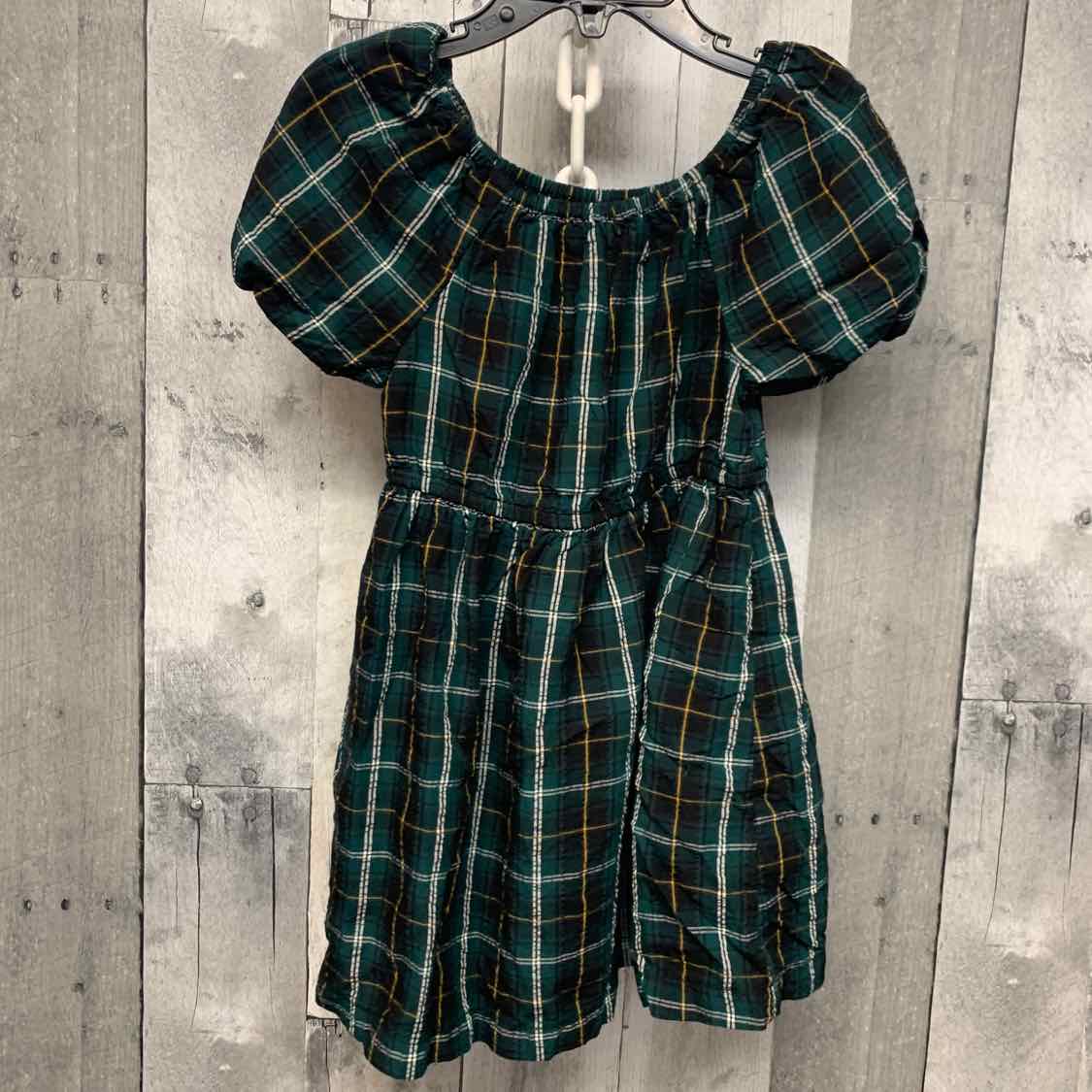 Size 3T Green Plaid Old Navy Dress