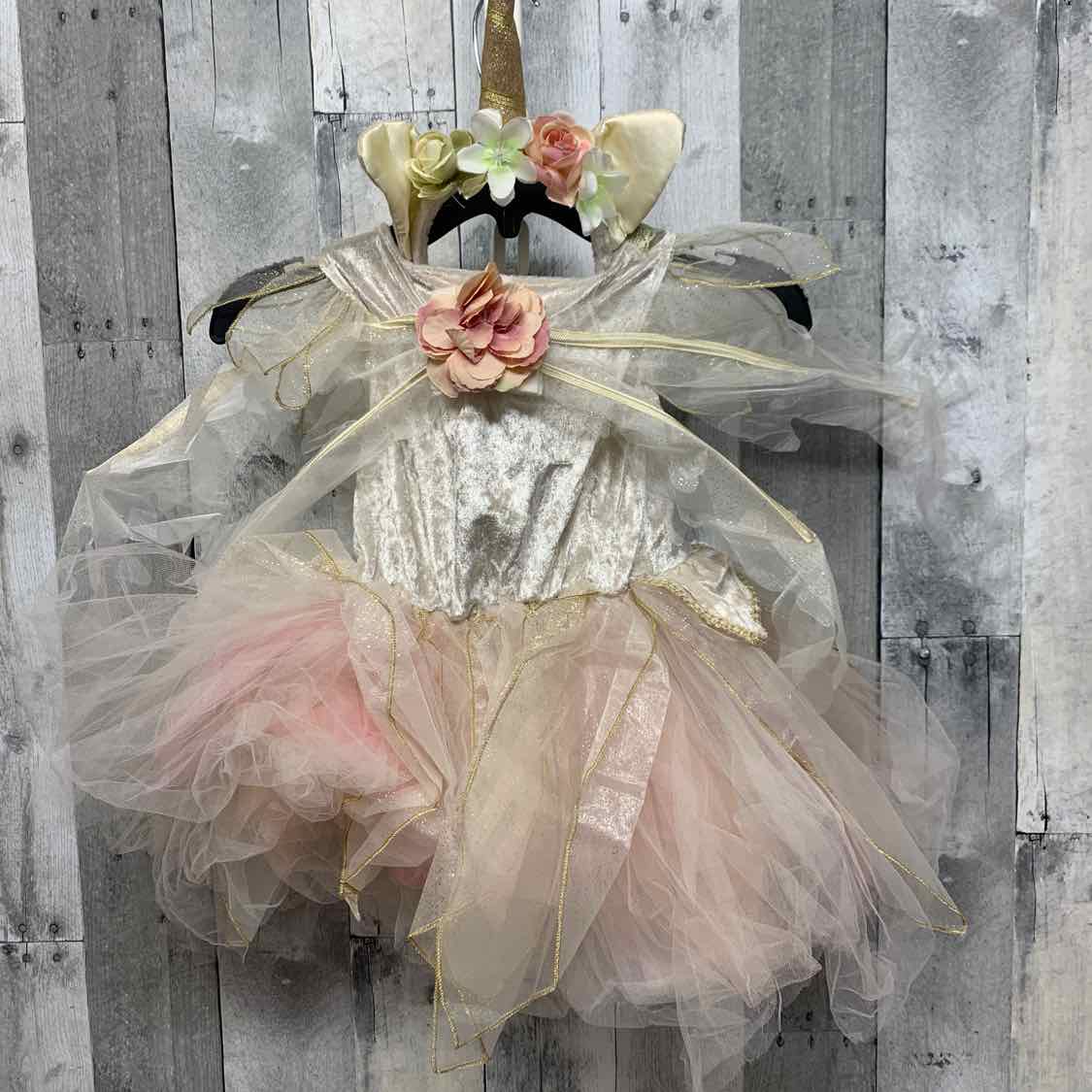 Generic Ivory/Gold Size 4 Halloween Costume - Little Kid