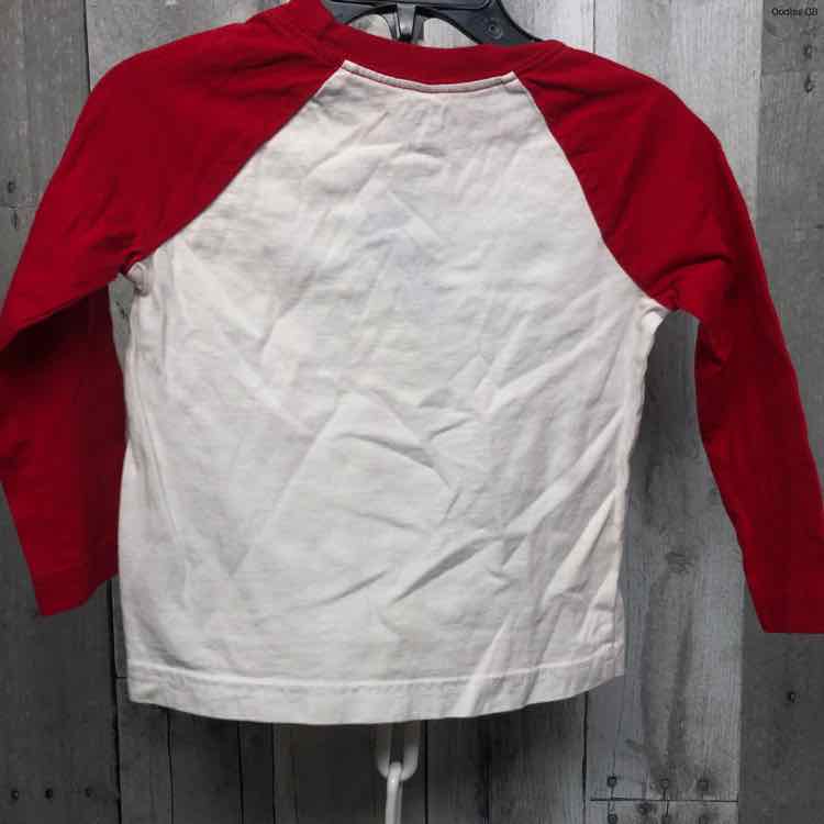 Size 18 Months Red/White Just One You Long Sleeve Shirt