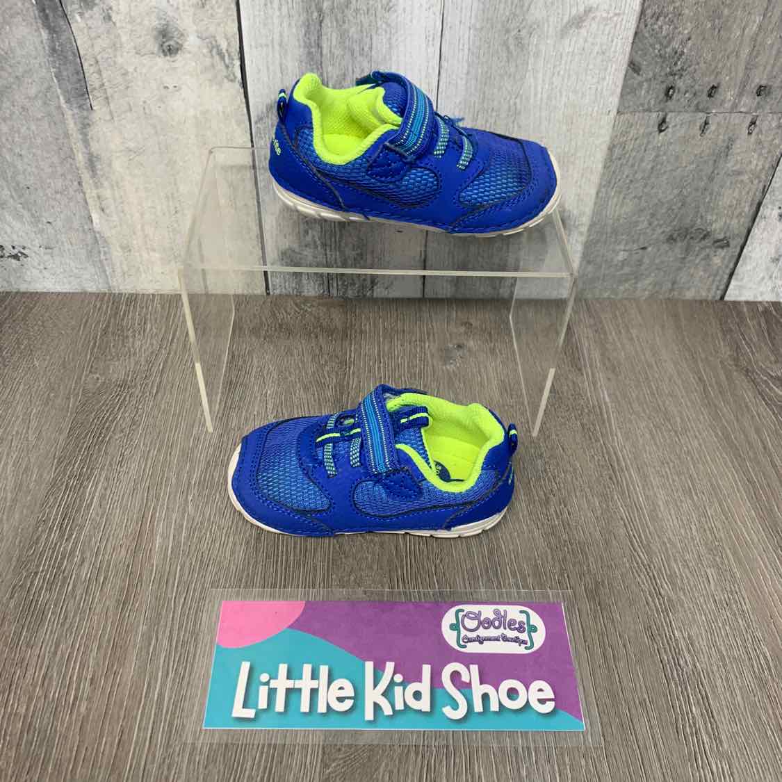 Size 5 Blue/Green Stride Rite Sneakers
