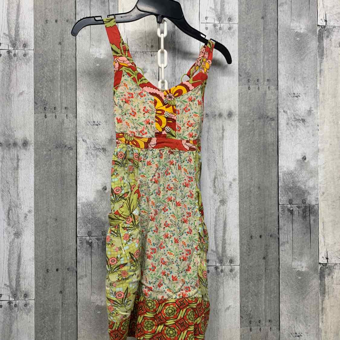 Size 6 Green/Red Matilda Jane Dress