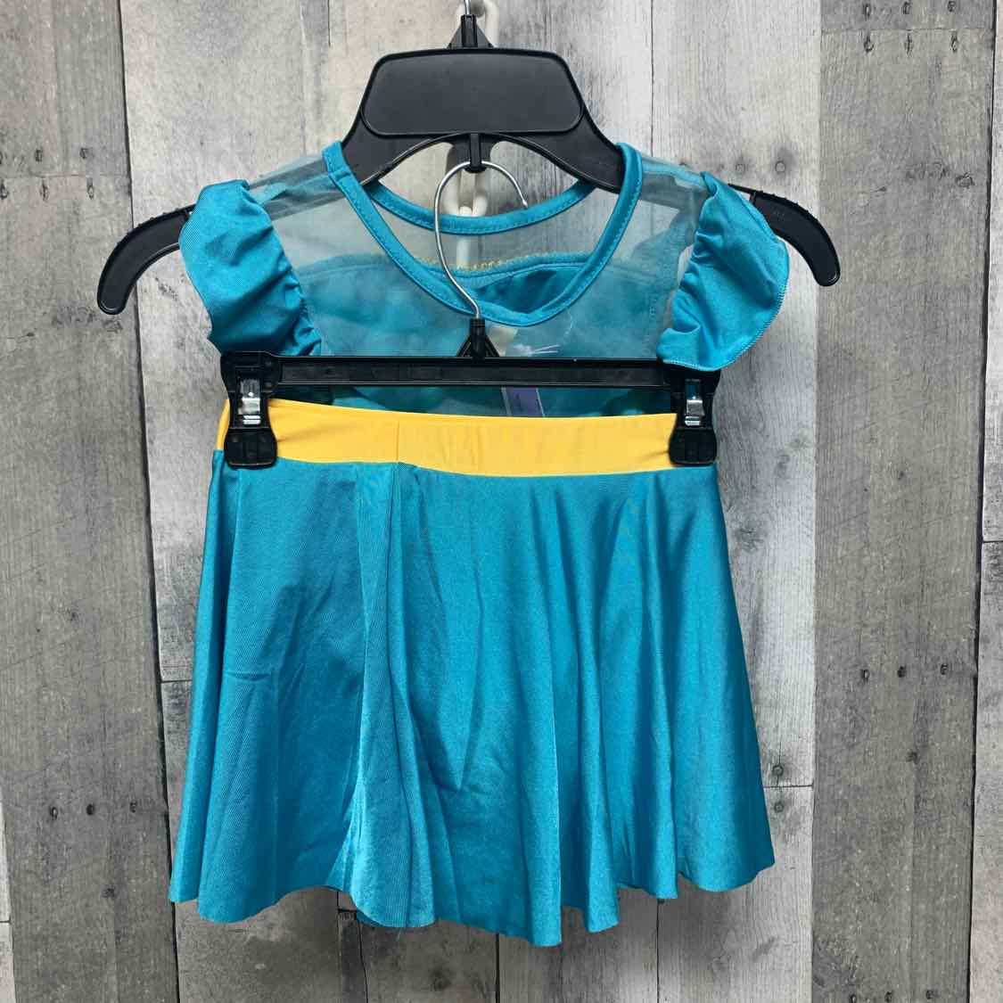 Generic Teal/Gold Size 4/5 Halloween Costume - Little Kid
