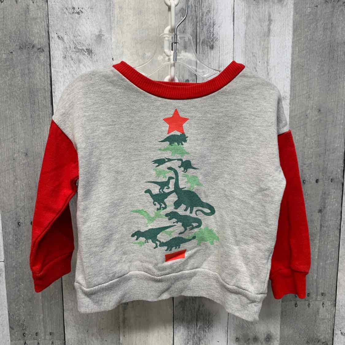 Size 3T Gray/Red B Brand Sweat Shirt