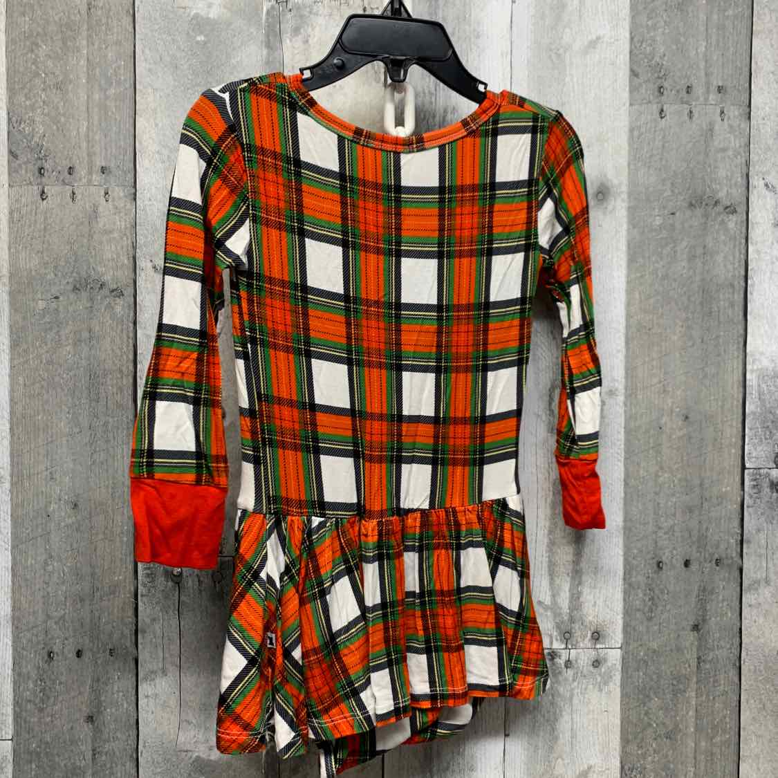 Size 2T Red/Green Bamboo Romper