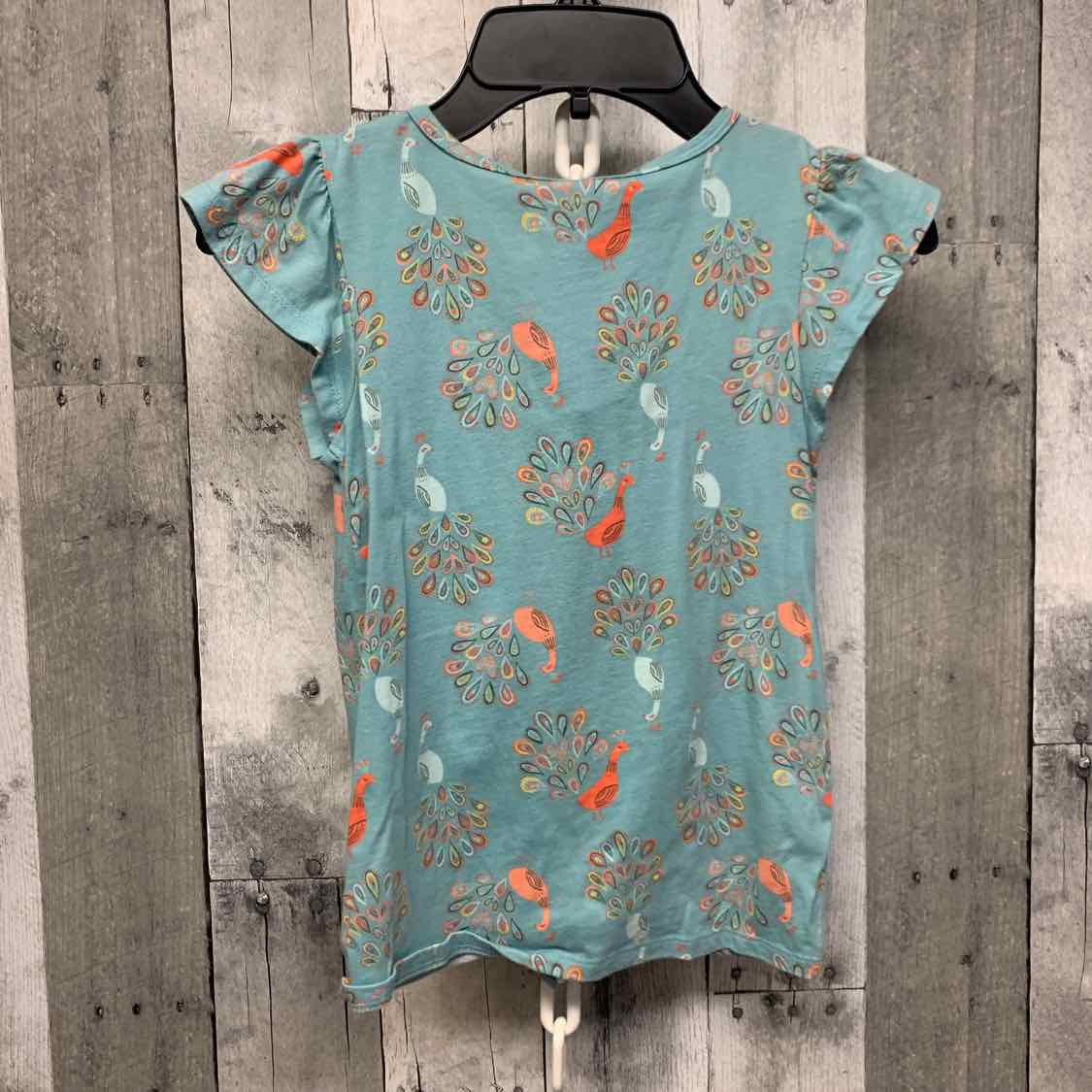 Size 6 Blue/Pink Carter's Short Sleeve Shirt