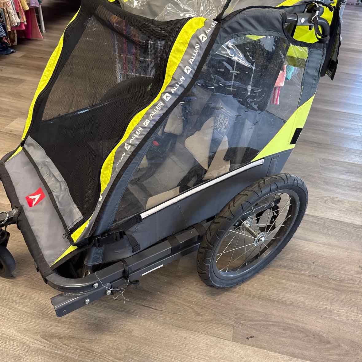 Generic Green/Black Bike Trailer