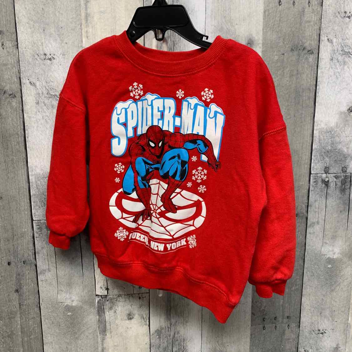 Size 3T Red/Blue Spiderman Pull Over