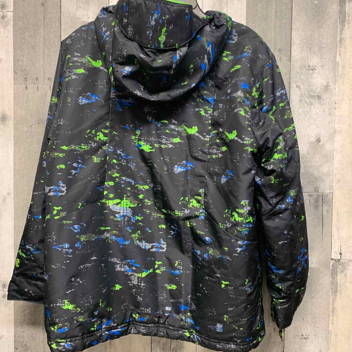 Size 8/10 Black/Green Champion Snow Jacket