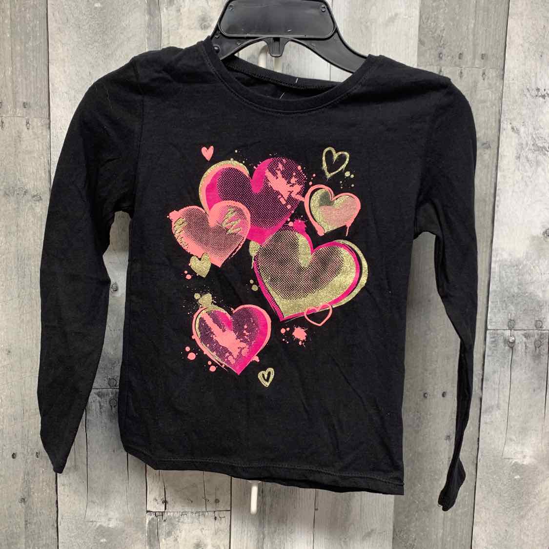 Size 5/6 Black Children's Place Long Sleeve Shirt