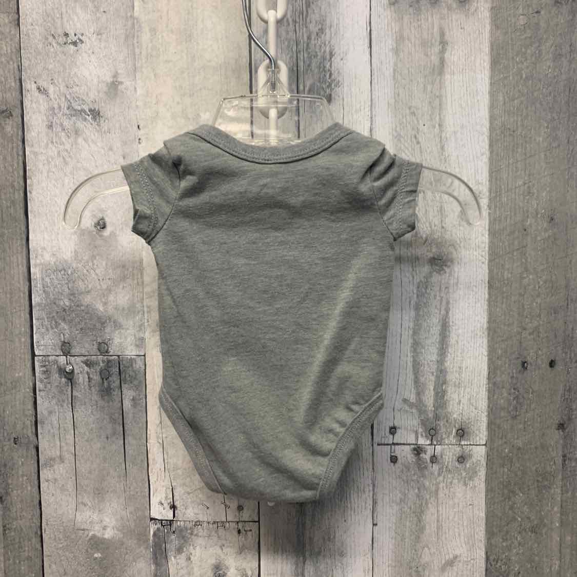 Size Newborn Gray Sport Brand Bodysuit