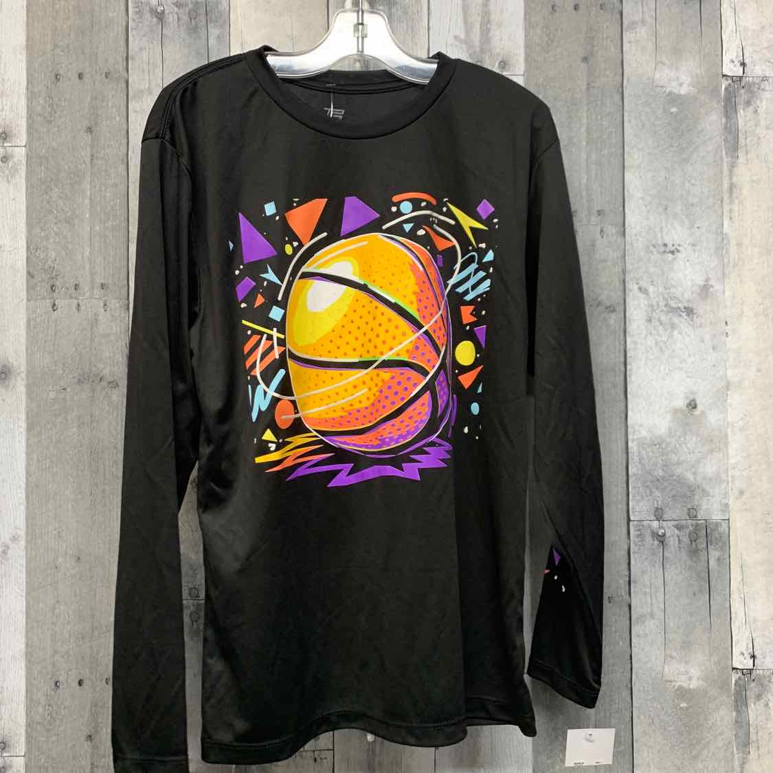 Size Large Black Tek Gear Long Sleeve Shirt