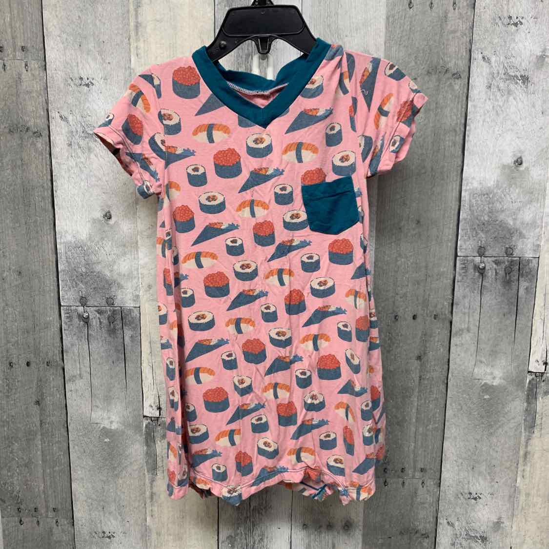 Size 2T Pink/Blue Bamboo Dress